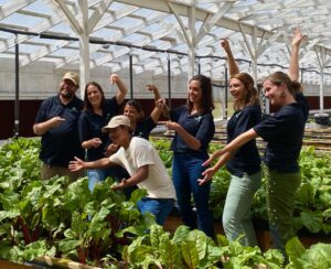 Transfarmation Demo Hub Opening - Team in Greenhouse